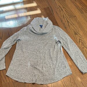 Apt. 9 Heather Gray Cowl Neck Sweater